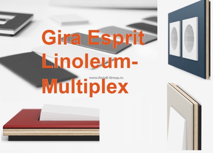 Gira Esprit Linoleum-Multiplex